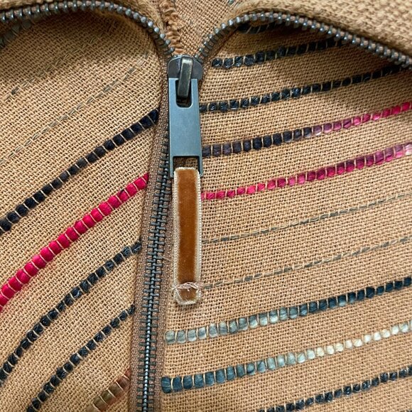 Soft Surroundings Kinsale Boucle Striped Jacket Top Boho Lagenlook Womens Large - Picture 4 of 10